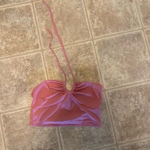 Pink crop top